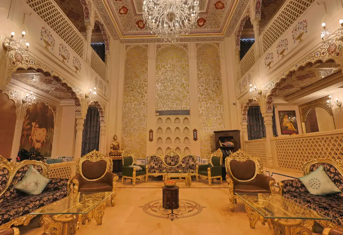 Traditional Heritage Haveli lobby, Jaipur Traditional Heritage Haveli lobby, Jaipur — Traditional Group hospitality venture